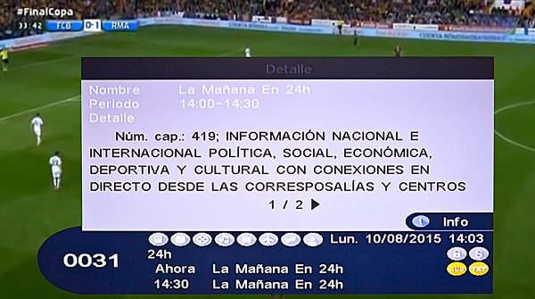 Info Second Screen