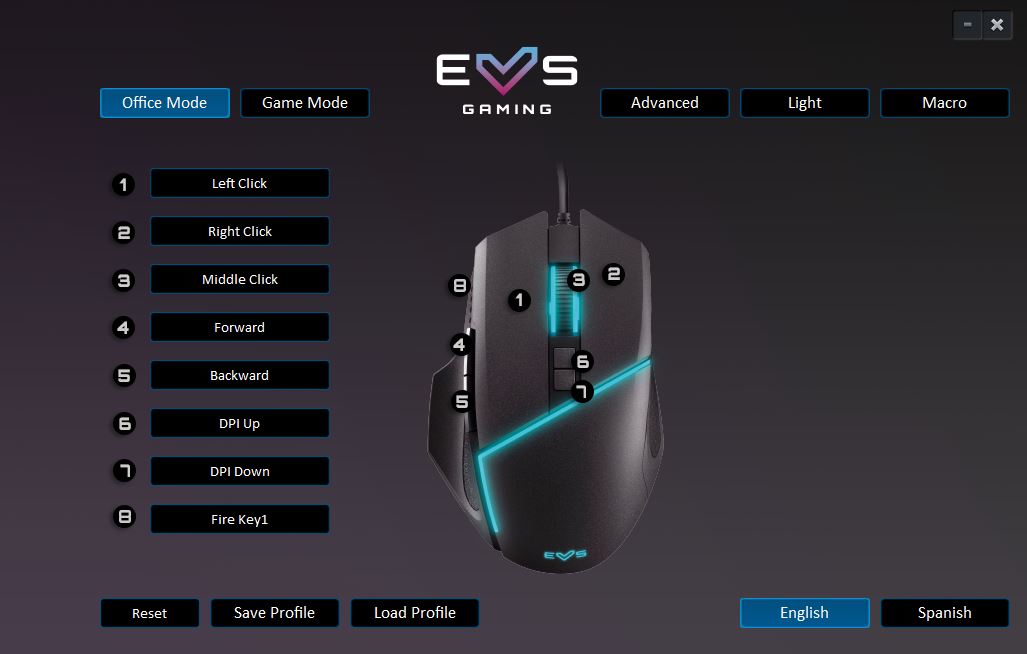 Gaming Mouse ESG M2 Flash